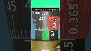 micrometer screw gauge  kaise use kare micrometer technicalcircuit youtubeshorts viralvideo [upl. by Vieva409]