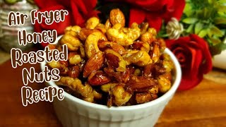 How To Make Honey Roasted Nuts In Air Fryer By Zamoon Diary [upl. by Sperry]