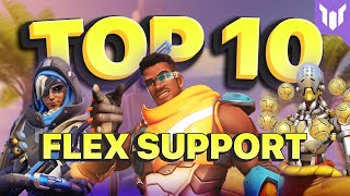 Ranking the TOP 10 Flex Support Players of ALL TIME — Plat Chat Top 10 feat Custa [upl. by Hgieleak]