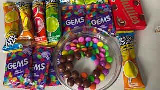 GEMS more chocolate lollipops 🍭 nutties favorites flavor yummy 😋 [upl. by Senzer]