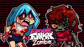 FNF 좀비 스카이와 좀비 GF의 마지막 대결 【 Friday Night Funkin Zombie Sky vs Zombie GF Lyrics 】 [upl. by Osana]