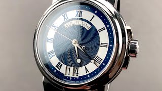 Breguet Marine Big Date 5817STY25V8 Breguet Watch Review [upl. by Fallon394]