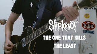 Slipknot  The One That Kills The Least Guitar Cover w Solo [upl. by Aninad163]