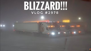 BLIZZARD  My Trucking Life  Vlog 2978 [upl. by Aroled]