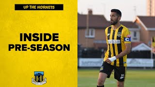 INSIDE PRESEASON  Three goals in five minutes as Hebburn beat Horden [upl. by Akirdnwahs]