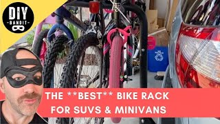 ️🔥 A GREAT 4Bike Rack for SUVs amp Minivans Hitch Mount➔ How to Assemble Tips amp Review [upl. by Icart]