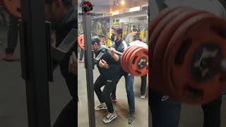 Weighted Squats For Huge Weight Supported By Sam samfitnessfb squats [upl. by Decima]