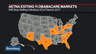 Aetnas Pulling Out of Obamacare Exchanges in 11 States [upl. by Minsk]