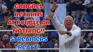 Streamers React Gangrel Returns at aew Double or Nothing adamcopeland aewdoubleornothing ppv [upl. by Zug]