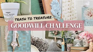 Goodwill thrift store home decor challenge • Thrift Flips • Home Decor on a Budget [upl. by Bijan]