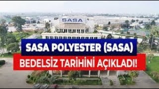 BUGÜN SAAT 1530🚀SASADA 130 BEDELSİZ BÖLÜNME  1034 TLYE YÜKSELİŞ İÇİN ABDDEN İZİN ÇIKACAK🔥 [upl. by Alper]