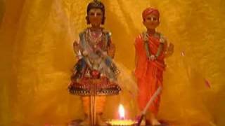 BAPS SWAMINARAYAN AARTI WITH REAL AARTI FLAME [upl. by Isidro]