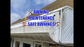 🌟20Year Awning Success Awning Maintenance by SBI Ltd for Pristine amp Safe Awnings🏠💯 [upl. by Atikat]