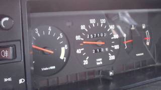 Volvo 240 B230FT turbo acceleration test [upl. by Alemahs]