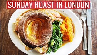 Top Tips for Having Sunday Roast  British Food Guide  Love and London [upl. by Eillib845]