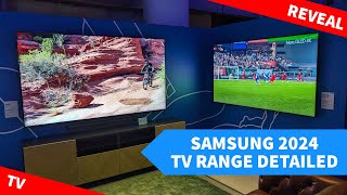 Full Samsung 2024 TV Lineup Detailed  Soundbars and Music Frame [upl. by Eidurt]