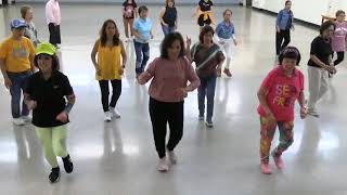 Line Dance AMAME DJ BERTA MERENGUE SD 480p [upl. by Schnell729]