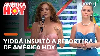 América Hoy Yiddá insultó a reportera de América Hoy HOY [upl. by Enirehtacyram225]