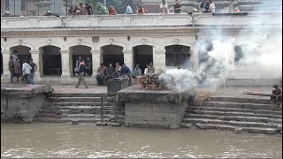 The Pashupatinath temple and Arya Ghat Kathmandu  Nepal [upl. by Icul]