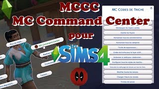 MC Command Center sur les SIMS 4  Comment fonctionnetil [upl. by Malinde]