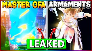 NEW ONE FOR ALL MASTER MODE QUIRK amp NEW ARMAMENTS IN ANIME FIGHTING SIMULATOR Roblox [upl. by Gay904]