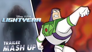 Lightyear 2022 Trailer 1 MashUp  Buzz Lightyear Of Star Command [upl. by Dira]