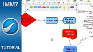 Flowcharts  iMindMap 7 [upl. by Gerita752]