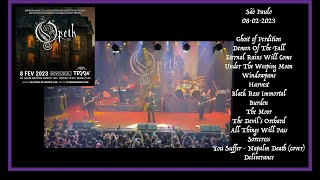 Opeth Full Concert Live in São Paulo 08022023 [upl. by Leandre]