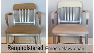 Reupholstering an Emeco Navy chair [upl. by Gibbons]