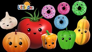 Cute Dancing veggies  CUTE ANIMATION   Baby Sensory Video [upl. by Zephan]