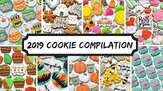 Satisfying Cookie Decorating Compilation  every cookie I made in 2019 [upl. by Aisiram]