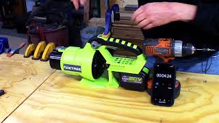 Reviewing Aoetree Lightweight Electric Leaf Blower Cordless  500CFM Unboxing and Review [upl. by Itsyrk]