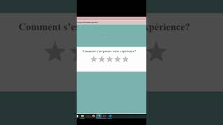 Créer un classement par étoiles en HTML CSS JAVASCRIPT [upl. by Ali]