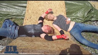 BTW backyard wrestling  Falls Count Anywhere  Matt Brooks c vs Justin Silver Rematch [upl. by Cyndy]