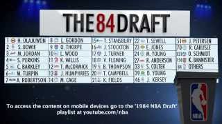 30th Anniversary of the 1984 Draft NBAs Interactive 1984 Draft Board [upl. by Kayne611]