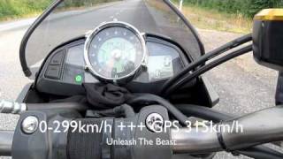 Suzuki BKing 0299 kmh  acceleration [upl. by Yelloh]