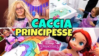 CACCIA AL TESORO delle PRINCIPESSE DISNEY a Sorpresa per Matilde [upl. by Lavina]