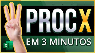 Função PROCX em Apenas 3 Minutos  Aula Descomplicada Aprenda Já e de Forma Rápida [upl. by Bentlee]