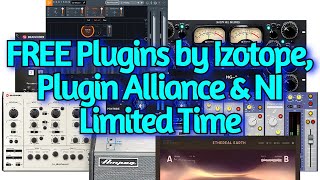 8 FREE VST Plugins by Izotope Plugin Alliance Brainworx amp Native Instruments with audio examples [upl. by Rao143]