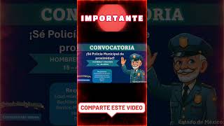 💸🚨 EL ESTADO DE MEXICO ESTA RECLUTANDO POLICIAS 🚨 ¿Te gustaría entrar [upl. by Hoagland414]