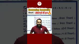 Reasoning Inequality  Reasoning Tricks by Pawan Sir  MD Classes shortsvideo reasoningshorts [upl. by Ramar]