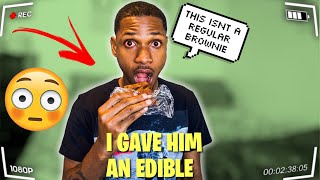 I Gave My Boyfriend An EDIBLE To See How He Reacts HE FREAKED OUT [upl. by Akiem564]