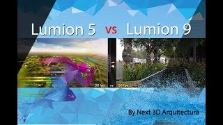 Lumion 9 vs Lumion 5 [upl. by Fermin]