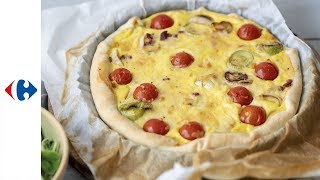 Quiche lorraine met kerstomaatjes [upl. by Idell]