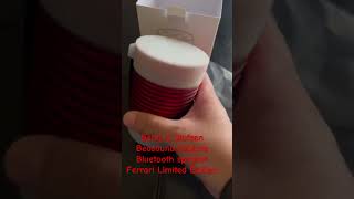 Beng amp Olufsen Beosound Explore Ferrari Edition unboxing music sound speaker bluetoothspeaker [upl. by Esilahc]