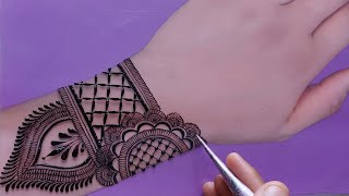 Very beautiful stylish eid mehndi design  Simple mehandi  Mehndi ka design  Mehndi design Mehndi [upl. by Barton284]