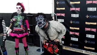 Fright Dome Black Carpet At Circus Circus Las Vegas 10111 [upl. by Enirak407]