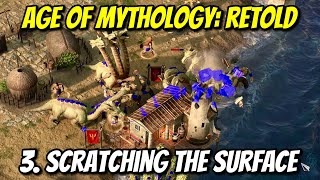 3 Scratching the Surface Campaign Titan Difficulty  Age of Mythology Retold [upl. by Elinad]