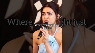 motivational video Kriti Sanon ytshorts kritisanon explore dream goals hustle status [upl. by Amahcen]