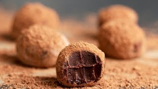 Easy Chocolate Truffles 4 Ways [upl. by Ateloj765]